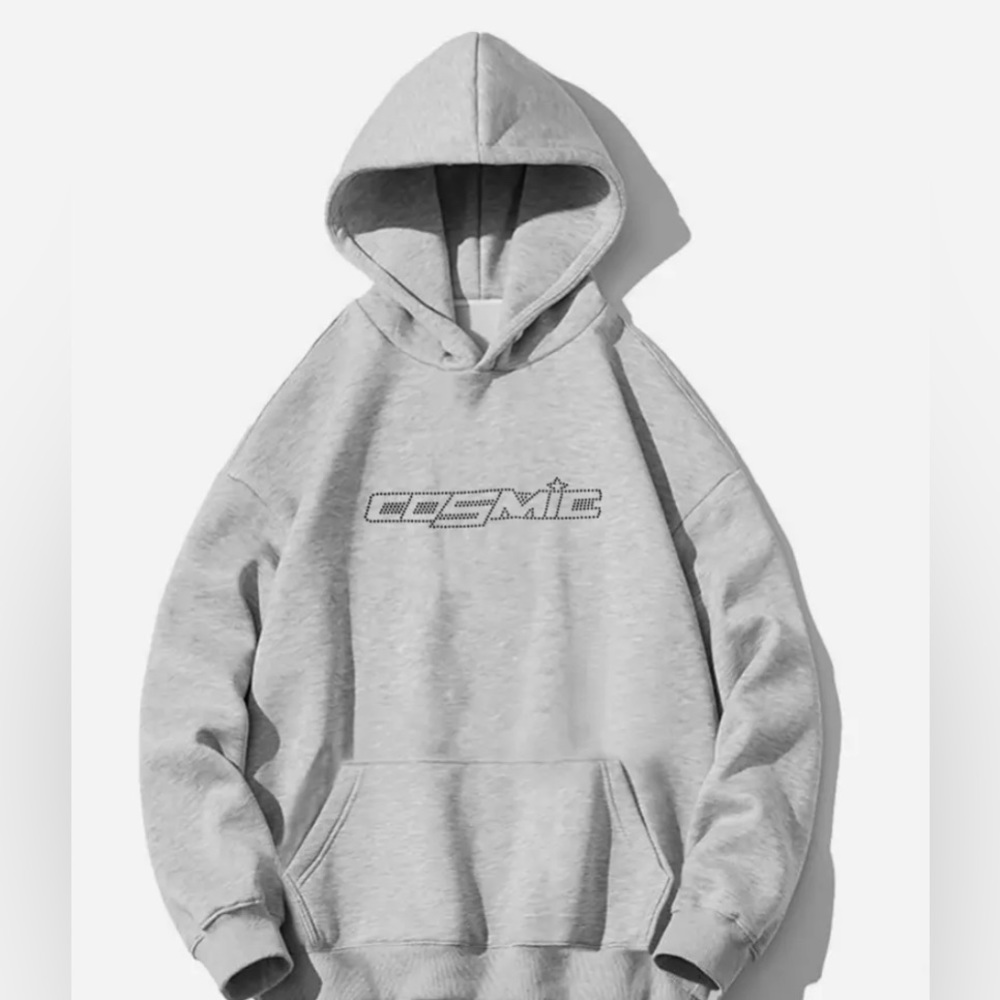 Gray cosmic hoodie